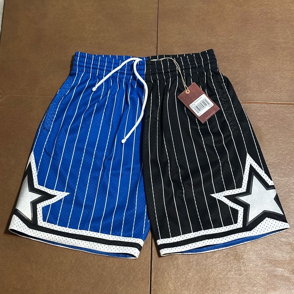 NWT - Mitchell & Ness Men’s Vintage Orlando Magic 1994 Split Shorts, Size - M